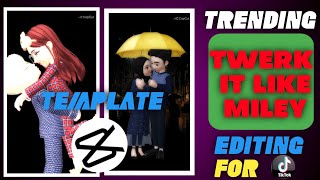 Twerk it Like Miley Template Trend Editing🔥 | Tiktok Viral Capcut Edit Tutorial || Capcut Templete screenshot 4