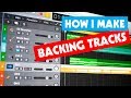 How I Make My Backing Tracks | Tutorial for Guitarists | Software I Use