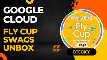 Google Cloud Drone Racing League Swags Unboxing || Google Cloud Fly Cup Swags || @btecky