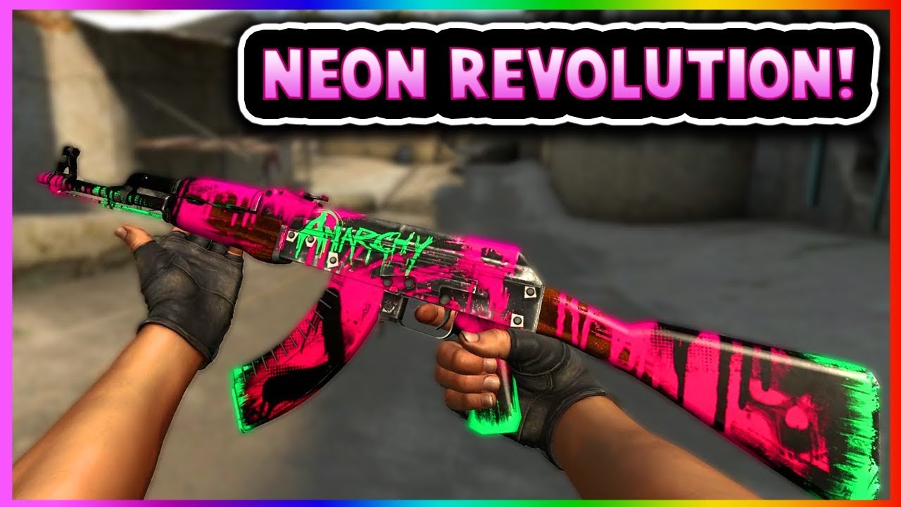AK47 NEON REVOLUTION P90 GRIM CS:GO | CS 1.6 - YouTube