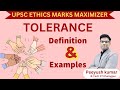 Tolerance | Definition| Examples| Ethics| Peeyush Sir| UPSC| Foundational Values for Civil Services