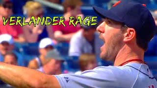Justin Verlander getting pissed off!