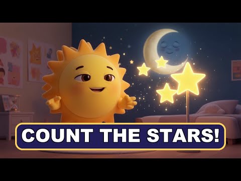 Bedtime Star Counting | Bedtime Counting Song for Kids