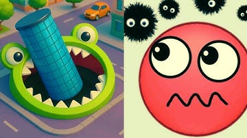 Hole.io VS Hide Ball All Levels Walkthrough Gameplay Android iOS New Update