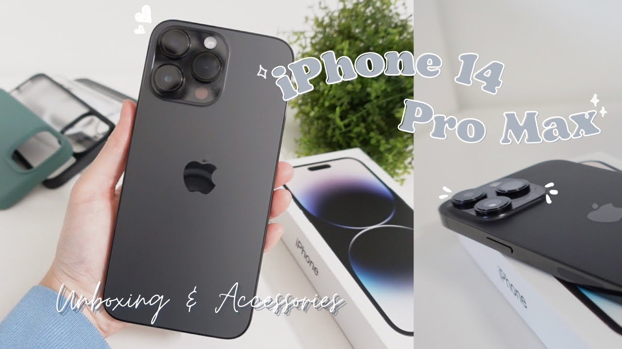 iPhone 14 Pro Max Unboxing + Accessories - YouTube