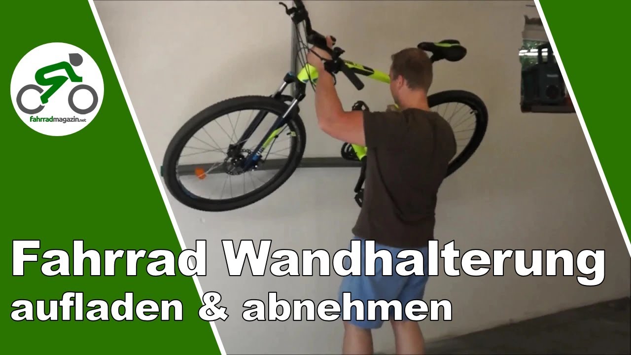 Fahrrad Wandhalter - Fahrrder platzsparend verstauen
