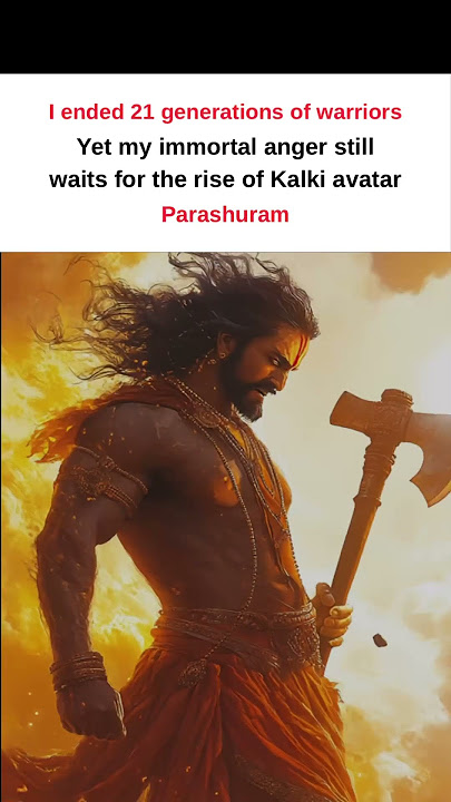 Parashuram’s Prophecy: “My Immortal Anger Awaits Kalki Avatar!” 🔥 #Shorts
