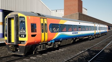 Nottingham to Leicester Time Lapse in the EMT Class 158 on Midland Main Line | Train Sim World 3