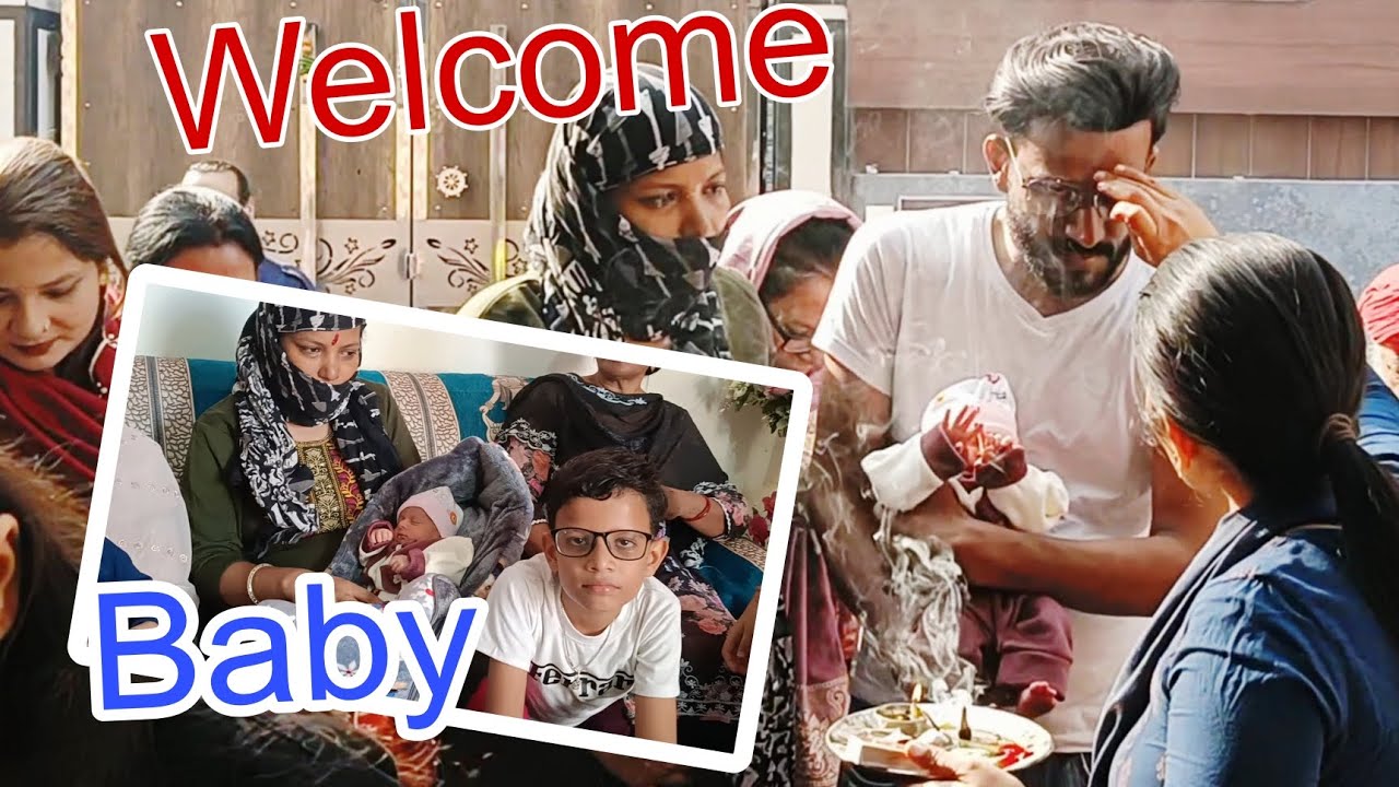 New baby ka ghar mein welcome l Reyanshvlog l Rehnoor l vishumahi l 