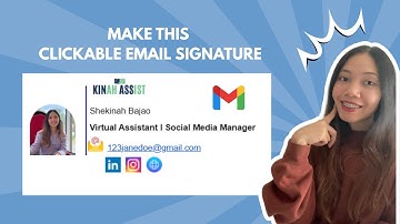 How to Create a Clickable Email Signature Like a Pro ┃ Step-by-Step Guide