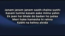 Video Mix - Arijit singh - Janam janam ( Lyrics ) - Playlist 