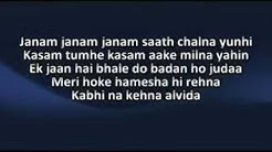 Arijit singh - Janam janam ( Lyrics )  - Durasi: 3.59. 