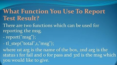 WinRunner Interview Questions and Answers for freshers and experienced– Part 3