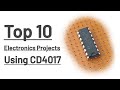 Top 10 electronics projects using cd4017 ic