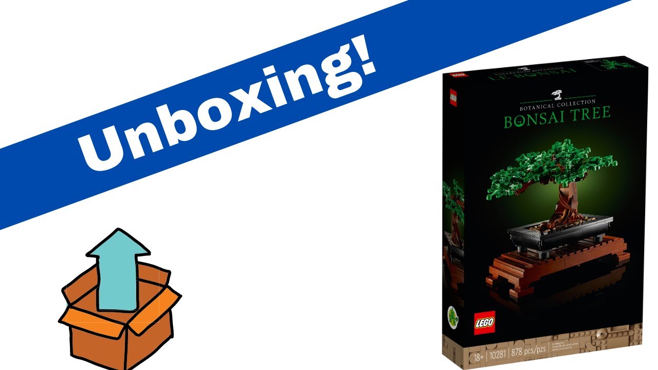 Lego Creator Expert Bonsai Tree Unboxing Set 10281 Youtube