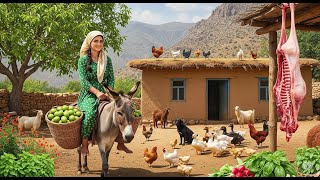 Village Life In Iran: Ancient Iranian Village Dishes You've Never Seen Before &Tandoori Bread
