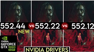 Nvidia Drivers (V 552.44 vs V 552.22 vs V 552.12) - Drivers Comparison