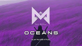 Alan Walker Style _ Oceans _ (Official Lyric Video)| Alan Walker 2025