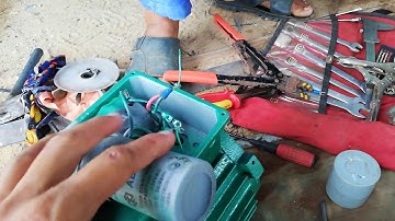 Lắp môtơ 2 tụ có công tắc ly tâm