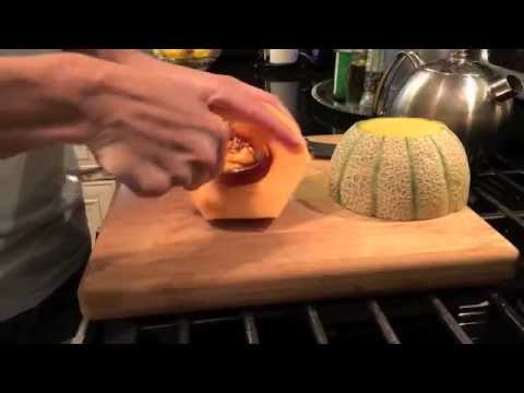 How to cut up cantaloupe in 60 seconds