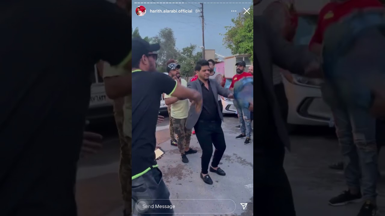 استقبال حارث العربي ومنشور حارث كلامة انو معده اي قناه على اليوتيوب