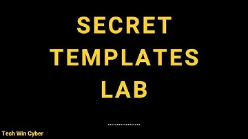 Module 3.3 - Secret Templates - Lab - Delinea Course - Tech Win Cyber