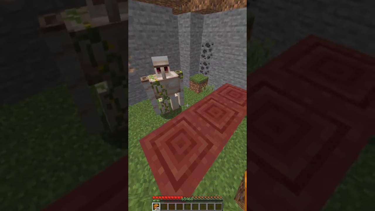 This Iron golem is not letting me summon stripped mangrove log golem 