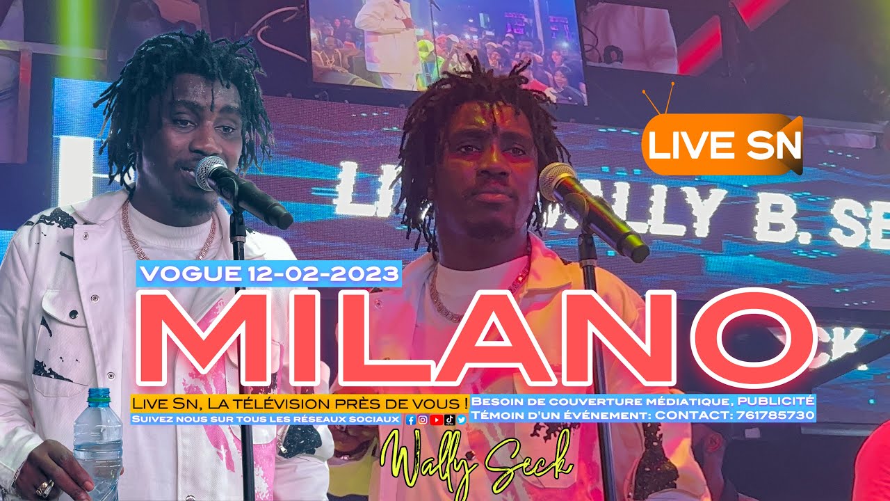 WALLY SECK MILANO Nouveau Live VOGUE 12022023 YouTube