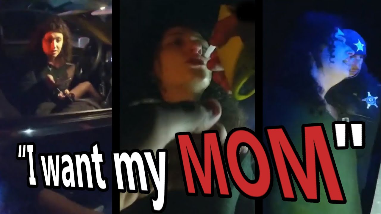 BodyCam DUI Arrest Of INSUFFERABLE BRAT Drunk Girl Crying For Mommy Is ...