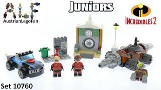 Lego Incredibles 2 Juniors 10760 Underminer´s Bank Heist - Lego Speed Build - YouTube