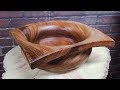 Woodturning a Bowl with Wings (a Square Bowl)