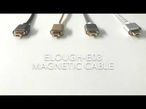Elough E03 Magnetic Phone Charger Magnetic Cable For Android Iphone Samsung Smartphone