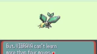 Pokemon Ruby Side Screen Trapibch EVOLVING