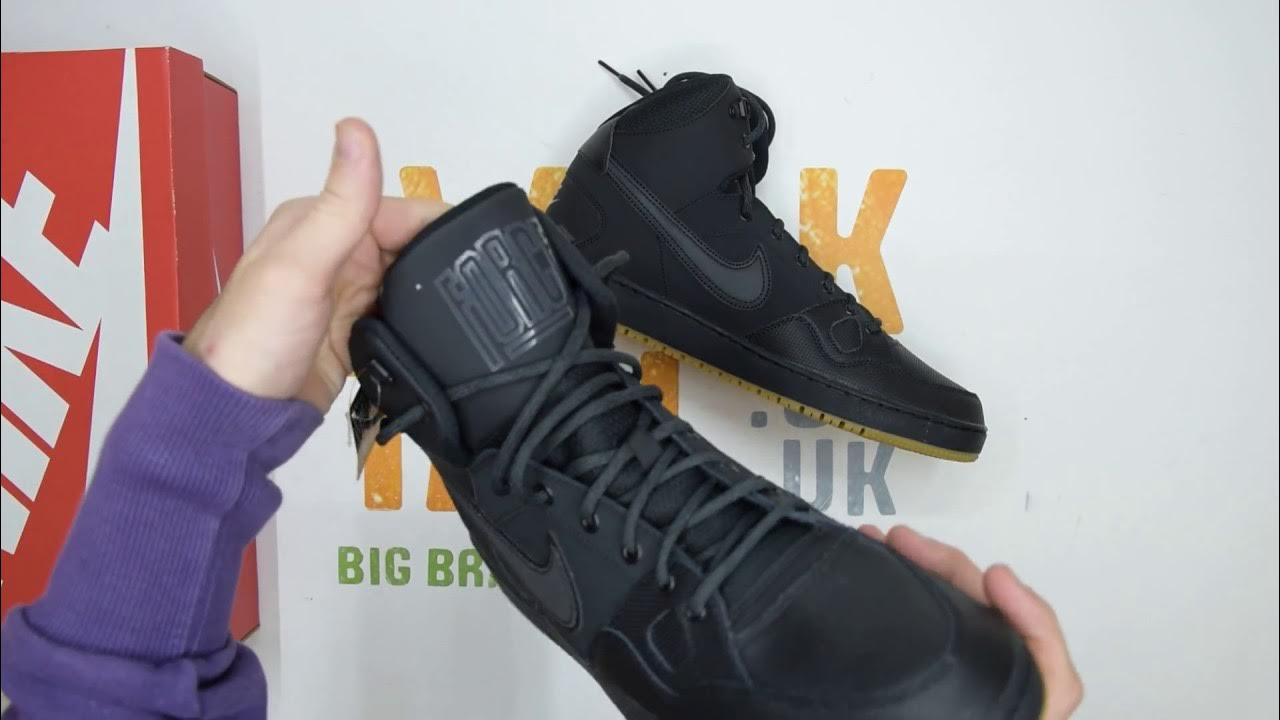 Nike Son of Force Mid Winter - Black - Unboxing | Walktall - YouTube