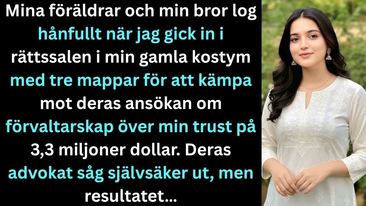 Jag trodde att middagen var ett försök till försoning, men pappa lade en mapp på bordet och sa: ”Skriv bara på så blir allt enklare för oss alla.” Mamma nickade instämmande medan min bror Markus...