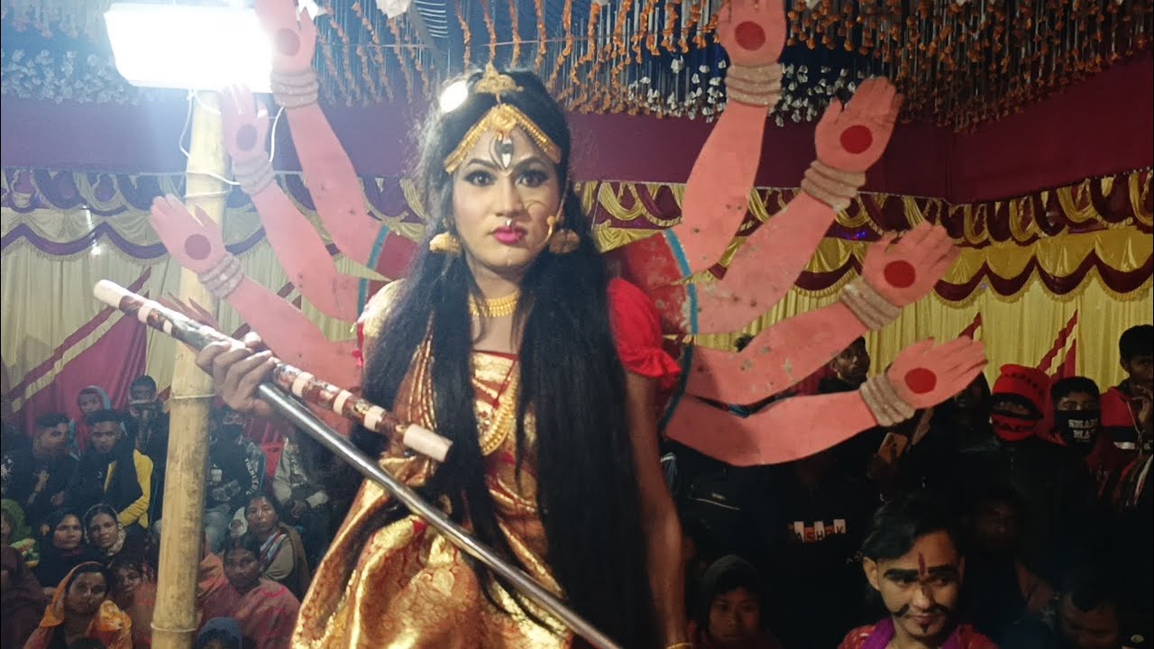 মা দুর্গা ও মা কালী চাঁদ সদাগরকে হেমস্তলের লাঠি ও মহামন্ত্র ঘটের জল দিল | মহেশপুর শিবগঞ্জ #সুজনগাইন