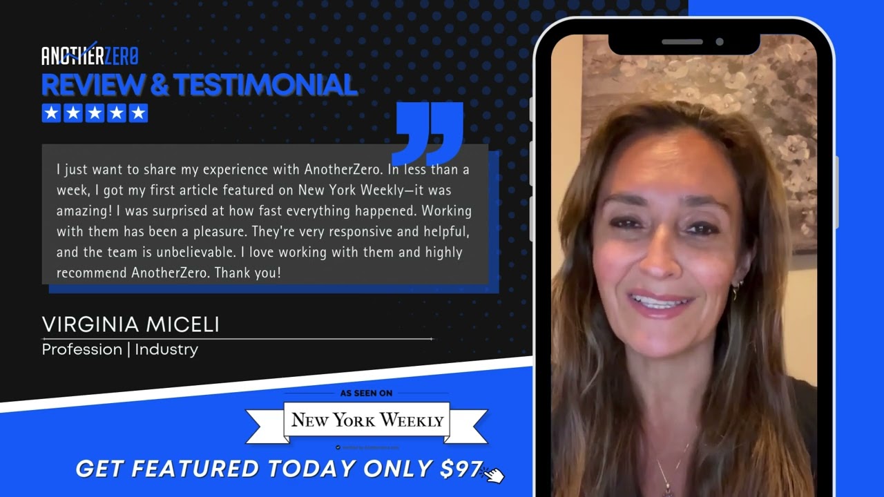 AnotherZero Review and Testimonial: Virginia Miceli