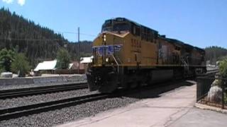 Union Pacific helper units in Trukee, CA