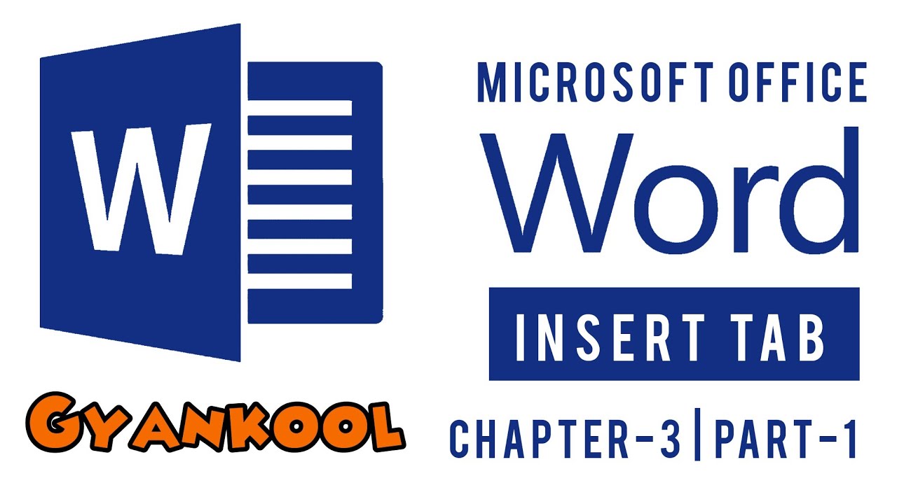 How to use Insert Tab in Microsoft Word | Part 1 | Word art, Text Box ...