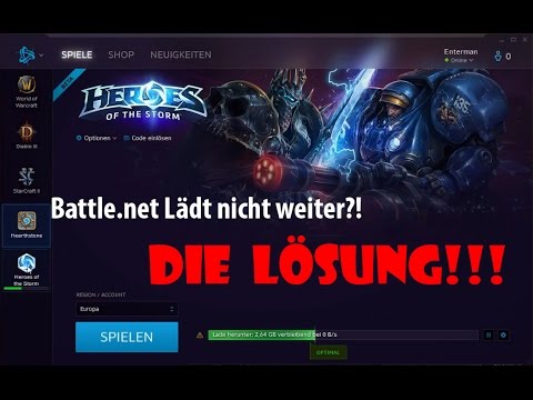 LÖSUNG: Battle.net lädt nicht weiter