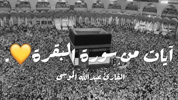الْحَجُّ أَشْهُرٌ مَّعْلُومَاتٌ ۚ💛|| القارئ عبدالله الموسى.