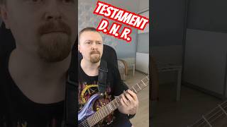 Testament - D.N.R. #metal #rock #guitar #guitarcover #thrashmetal #crushingriffs #testament