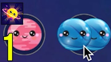 Merge Planets Space - Gameplay Walkthrough Part 1 (iOS, Android)