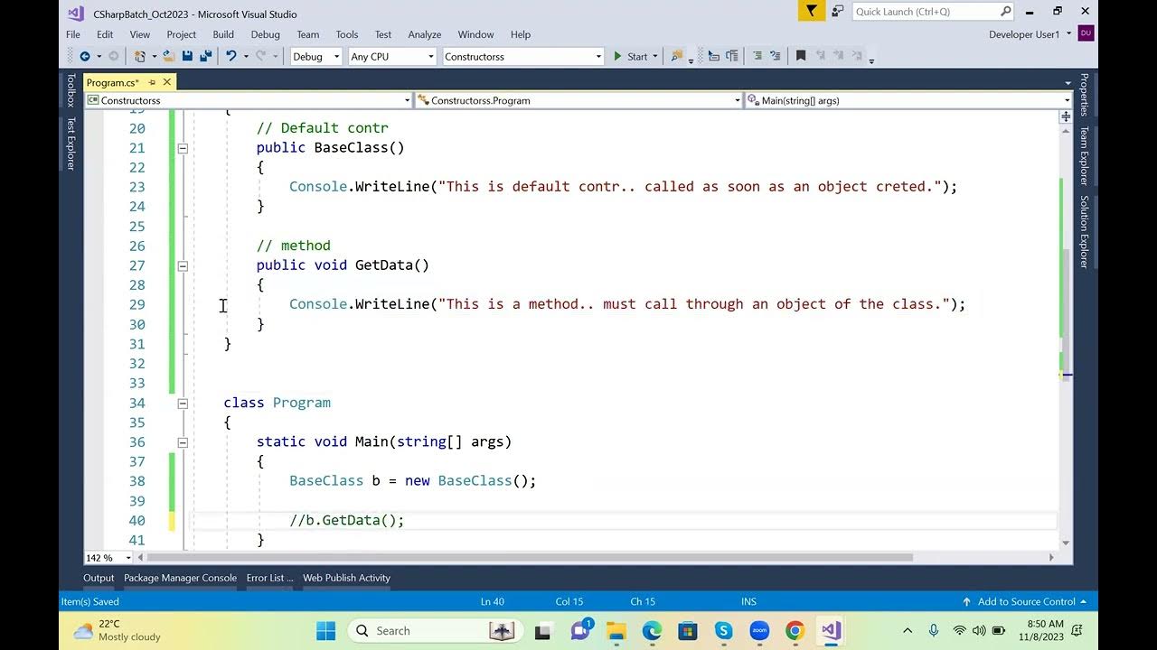 18_Constructors - YouTube