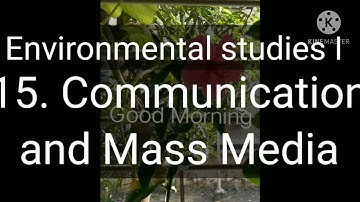 15 Communication and Mass Media