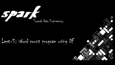 Lect5: Word Count program using spark