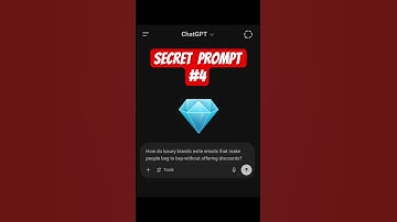 ChatGPT SECRET PROMPT 4 #chatgpt #nikson #promptengineering #AI #automation #geminiai #grok3