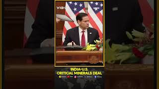 India, US Sign Critical Minerals & Rare Earth Supply Framework in Delhi | WION Shorts