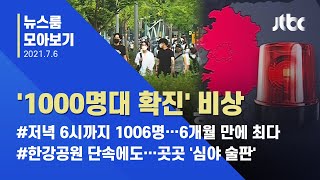 [뉴스룸 모아보기] 6개월 만에 다시 1000명대…코로나 '무서운 확산' / JTBC News