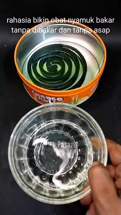 rahasia bikin obat nyamuk tanpa dibakar dan tanpa asap #diy #kreatif #idekreatif
